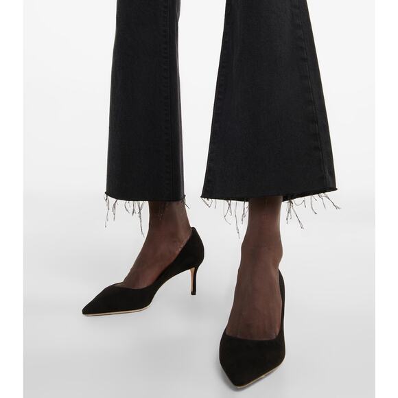 Jimmy Choo “Romy 60” Black Suede Pumps – Size 37.5 EU - Picture 5 of 11